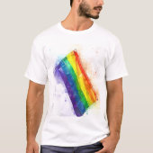 Gay regenboogvlag t-shirt (Voorkant)