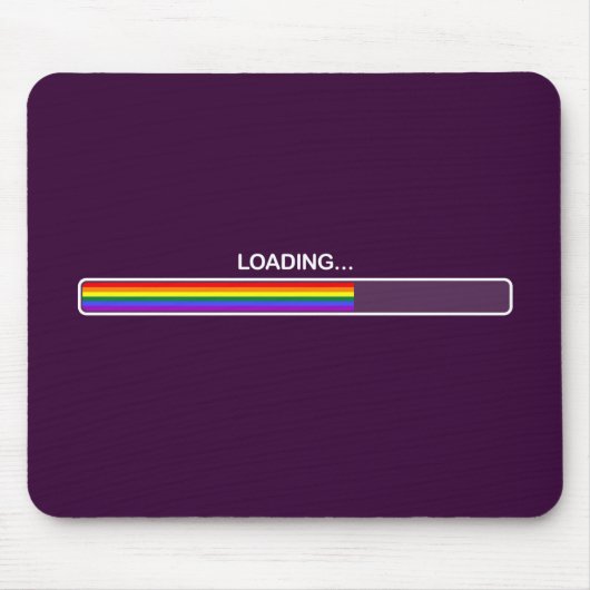 Gay Rights Loading Mousepad Muismat (Voorkant)