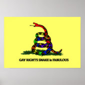 Gay Rights Snake Poster (Voorkant)