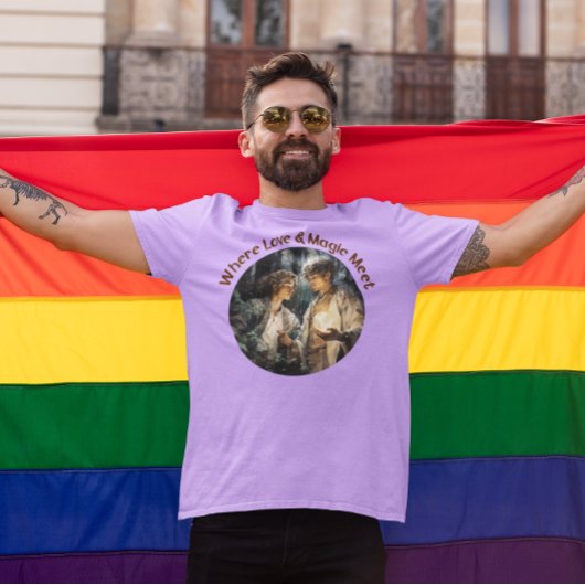 🌈Gay Romance Waar Liefde & Magie Ontmoet💀 T-shirt