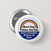 Gay Ronde Button 5,7 Cm (Voorkant /achterkant)