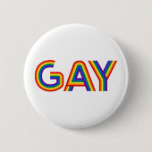 GAY RONDE BUTTON 5,7 CM (Voorkant)