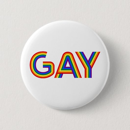 GAY RONDE BUTTON 5,7 CM (Voorkant)