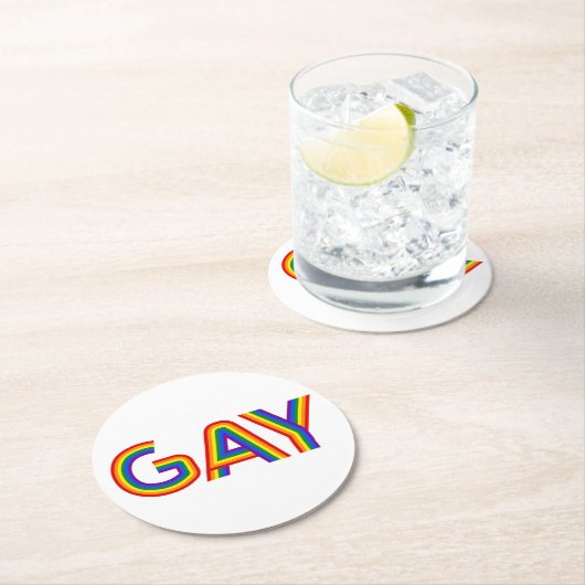 GAY RONDE KARTONNEN ONDERZETTER (Insitu)