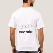 Gay Ruler T-shirt (Achterkant)