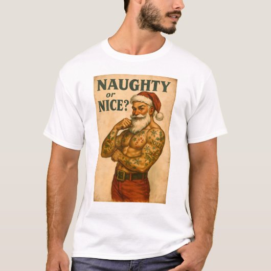 Gay Santa T-Shirt | Gay Pride Shirt for Men | LGBT (Voorkant)