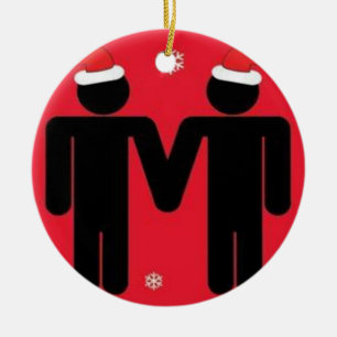 Gay Santas Keramisch Ornament