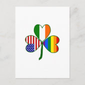 Gay Shamrock Briefkaart (Voorkant)