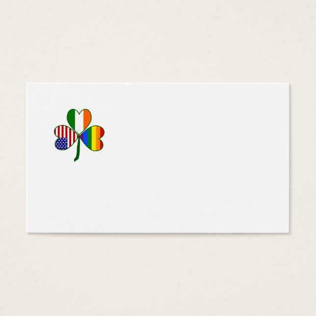 Gay Shamrock Visitekaartje (Voorkant)