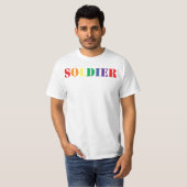 GAY Soldier T-shirt (Voorkant volledig)