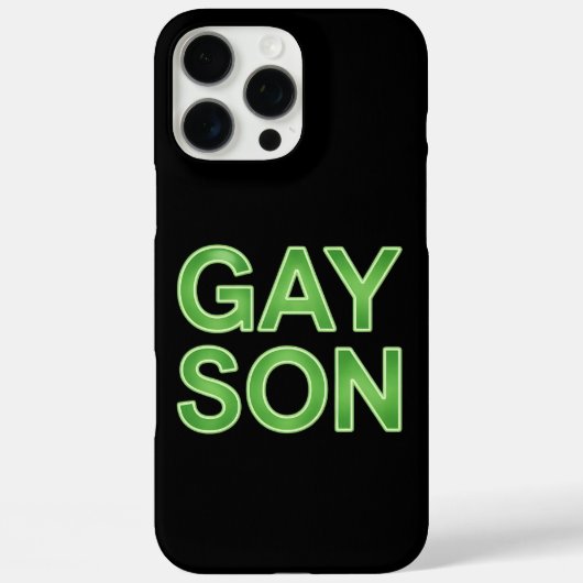 Gay Son Funny LGBTQ Pride Case-Mate iPhone Case (Achterkant)