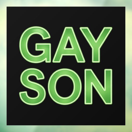 Gay Son Funny LGBTQ Pride Raamsticker (Vel 3)