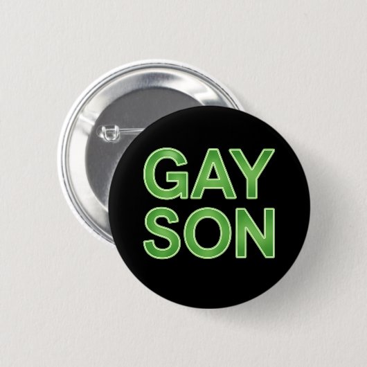Gay Son Funny LGBTQ Pride Ronde Button 5,7 Cm (Voorkant /achterkant)