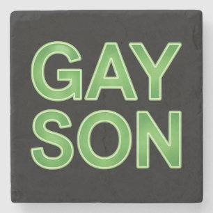 Gay Son Funny LGBTQ Pride Stenen Onderzetter
