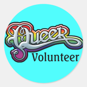 GAY STICKERS - Queer Volunter
