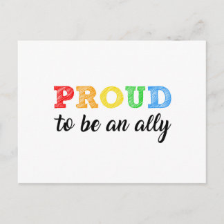 Gay Straight Alliance Ally Briefkaart