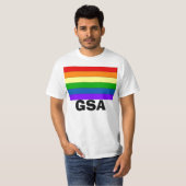 Gay Straight Alliance T-shirt (Voorkant volledig)