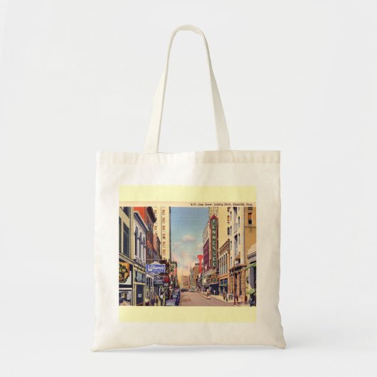 Gay Street, Knoxville, Tennessee Style Tote Bag (Voorkant)