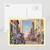 Gay Street, Knoxville, Tennessee Vintage Briefkaart (Voorkant / Achterkant)