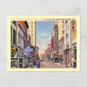 Gay Street, Knoxville, Tennessee Vintage Briefkaart (Voorkant)