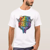 GAY STREET T-Shirt | Gay Pride for Men | LGBTQ (Voorkant)