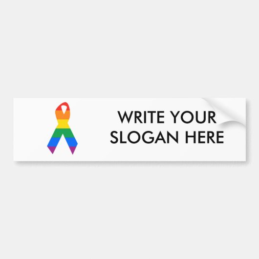Gay Suicide Awareness Bumpersticker (Voorkant)