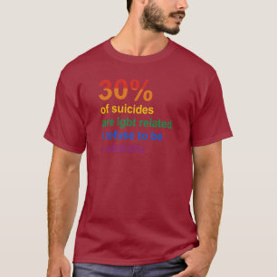 Gay Suicide - Ik weiger een statistiek te zijn T-shirt