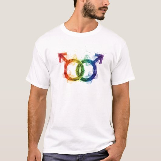 GAY SYMBOL T-Shirt | Gay Pride for Men | LGBTQ (Voorkant)