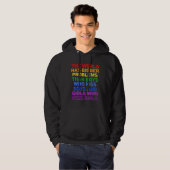 Gay The World Has Bigger Problems Rainbow LGBT Pri Hoodie (Voorkant volledig)