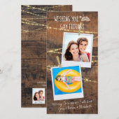 "Gay Tidings" LGBT 2-Photo Holiday Kaart (Voorkant / Achterkant)