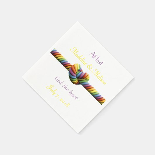 Gay Tied de Knoop Trouwservetten Servetten (Hoek)
