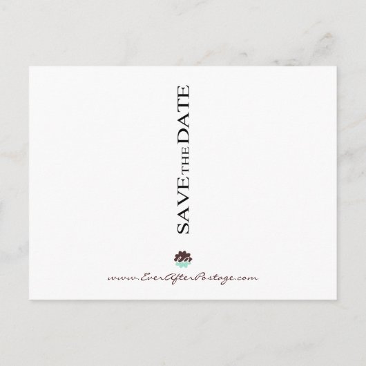 Gay-tini | Datum opslaan Aankondigingskaart (Achterkant)