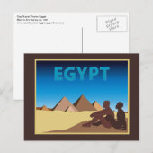 Gay Travel Poster Egypte Briefkaart (Voorkant / Achterkant)