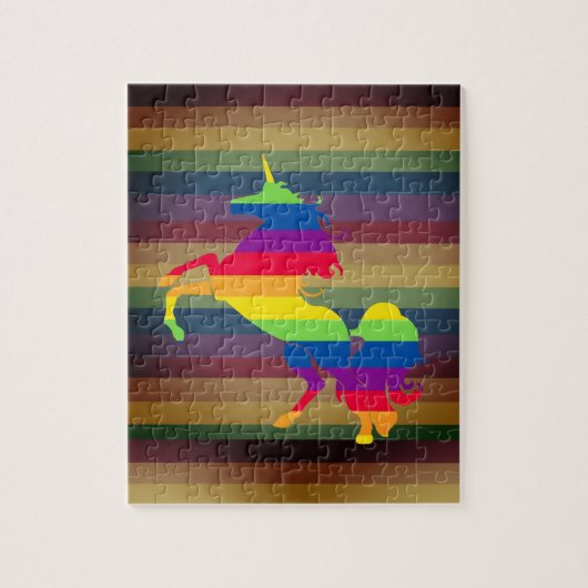 Gay Unicorn Legpuzzel (Verticaal)