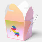 Gay Unicorn Stripes Bedankdoosjes (Geopend)