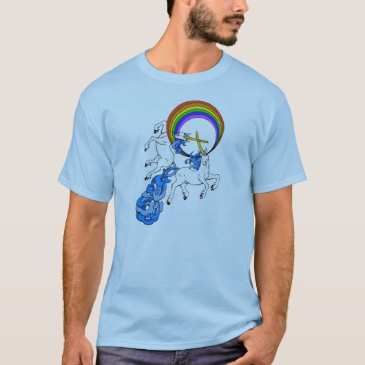 Gay Unicorn T Shirt (Voorkant)