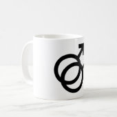 Gay Union Symbols, Mars, Mannelijke Koppeling, Ver Koffiemok (Voorkant links)