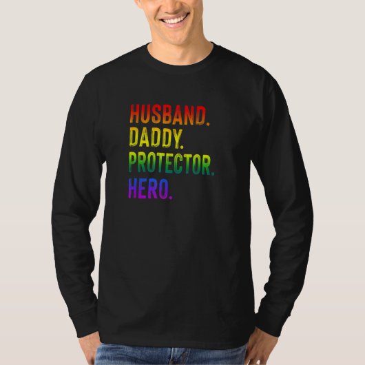 Gay Vaders Dag LGBT Pride Man Daddy Protector T-shirt (Voorkant)