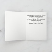 Gay vaders met familie Vaderdag Kaart (Binnen)