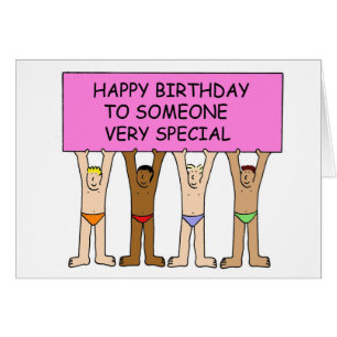 Gay Verjaardag Mannen in Onderbroek