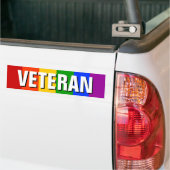GAY VETERAN BUMPERSTICKER (Op Truck)