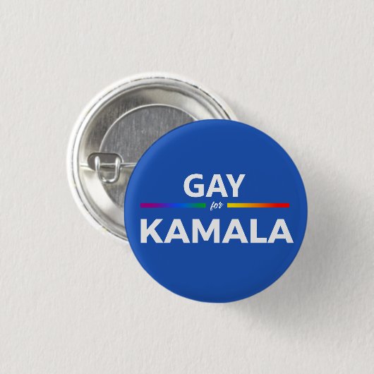 Gay voor Biden Harris Ronde Button 3,2 Cm (Voorkant /achterkant)