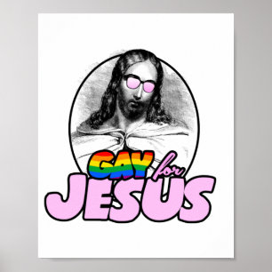 Gay voor Jesus Rainbow Poster