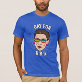 Gay voor RBG - Ruth Bader Ginsburg Pride 2016 - LG T-shirt (Voorkant)
