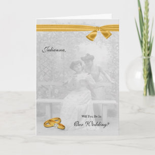 Gay Wedding Attendant Request Two Brides