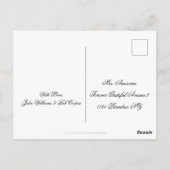 Gay Wedding Bedankt LGBT Gay Pride Party Briefkaart (Achterkant)