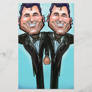 Gay Wedding Cake Dolls Briefpapier