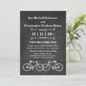 Gay Wedding - Chalk Board - Fietsen Kaart (Staand voorkant)