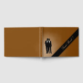 Gay Wedding Chocolate Brown Guest Book Gastenboek (Volledig)