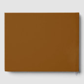 Gay Wedding Chocolate Brown Guest Book Gastenboek (Achterkant)